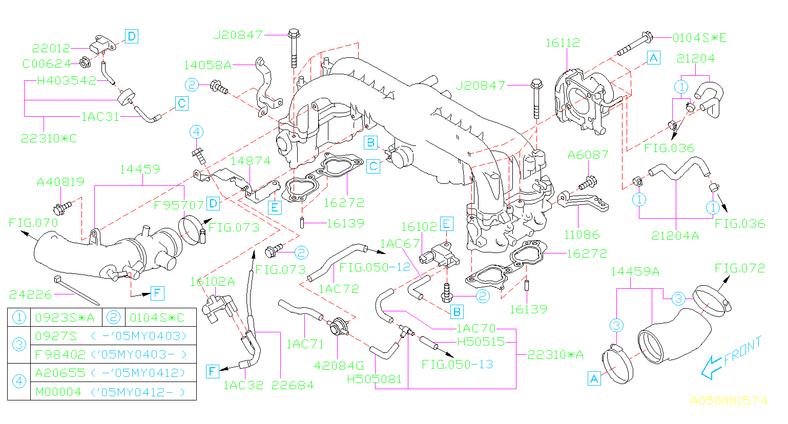 21204AA900 - Subaru Engine Coolant Hose | Lithia Subaru, Oregon City OR